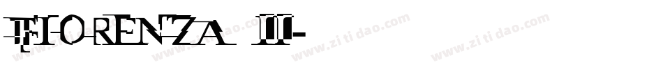 Fiorenza II字体转换